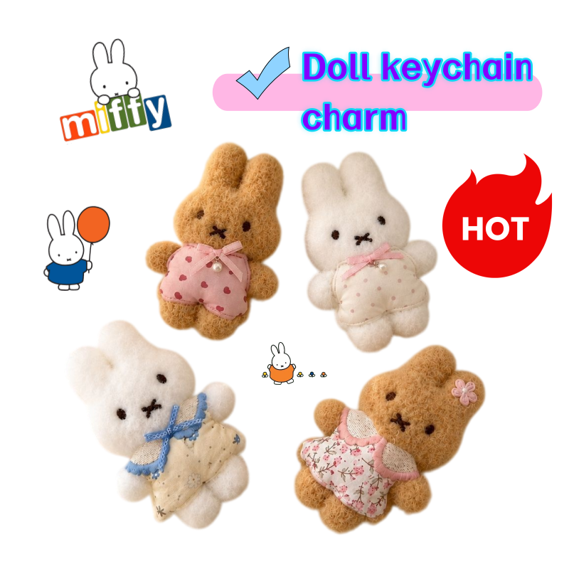 Staedtler Pencil Lumocolor - Neuer Miffy-Kaninchen-Puppen-Schlüsselanhänger, hochwertiger, farbenfroher, kreativer Cartoon-Rucksack-