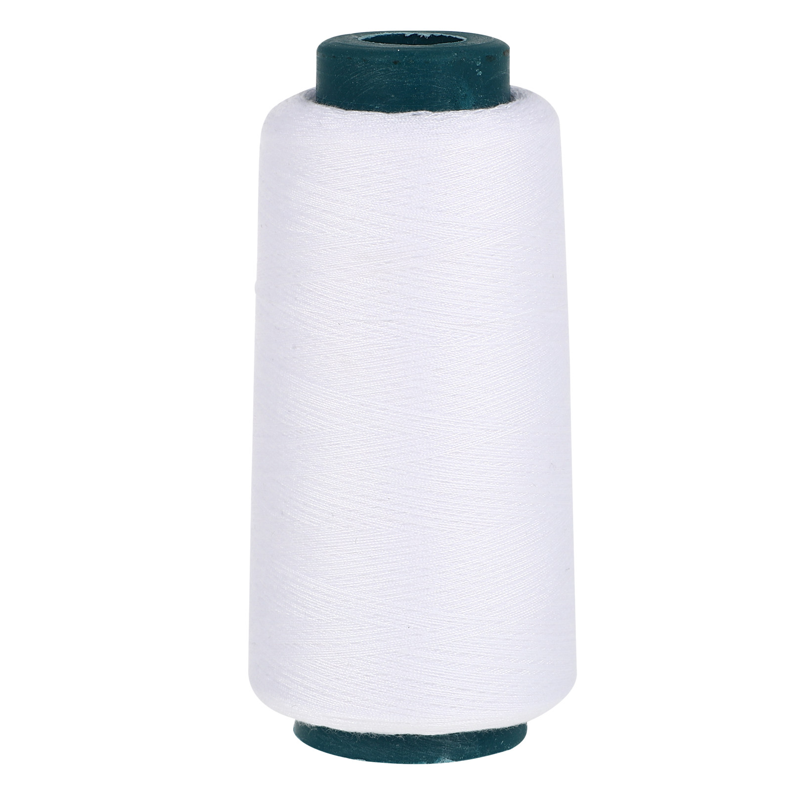 Sewing Thread In Textile - 3000 Yards gebleichter weißer Polyester-Nähfaden, hochfest,