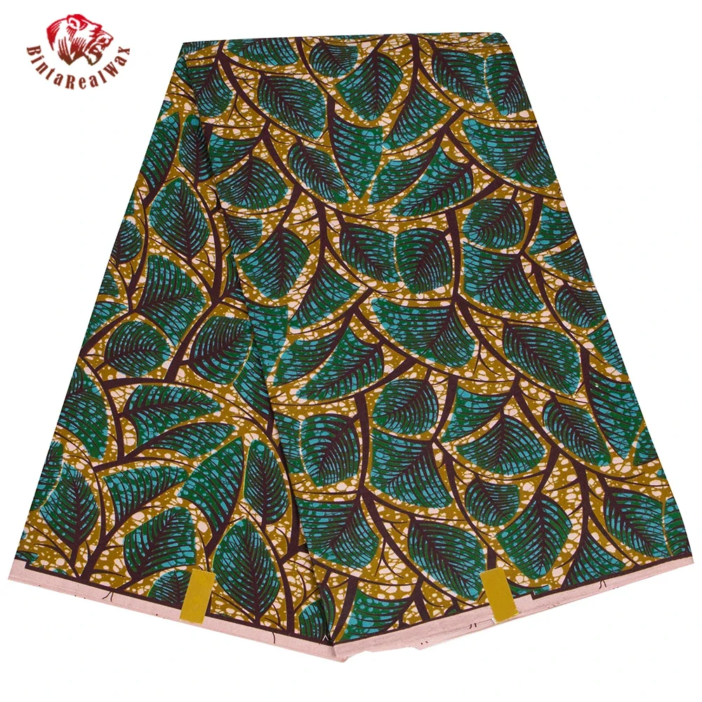 Sewing Batik Fabric - Ankara afrikanischen Druck Blatt muster Stoff