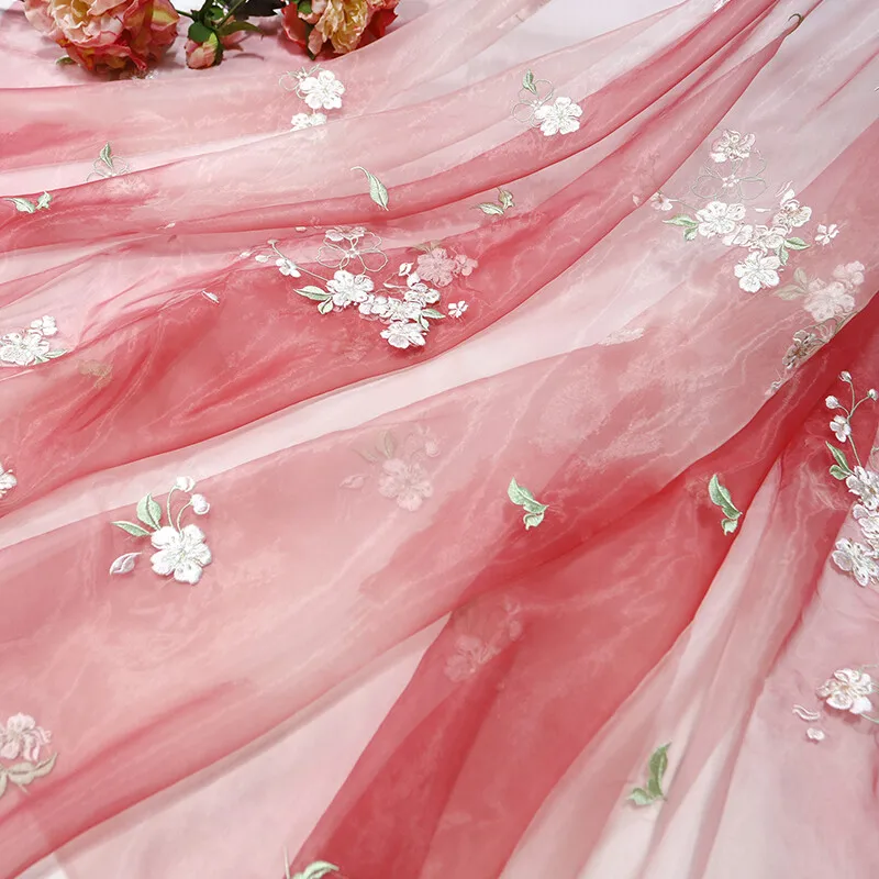 1m Blumen-Birnenblüten-Stoff,  – Sewing Batik Fabric Bewertung und Preis